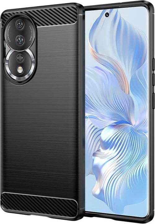 Techsuit - Carbon Silicone - Honor 90 / Honor 80 - Black (Honor 90)