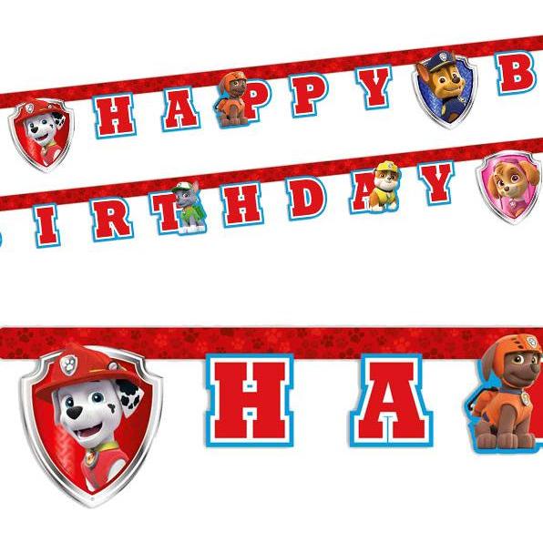 Thumbnail - Procos Buchstabenkette Happy Birthday Paw Patrol