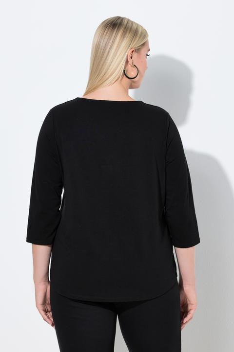 Actual product image Ulla Popken 3/4 Sleeve Tee (60)