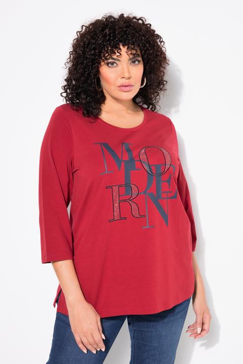 Produktbild Ulla Popken Shirt, Modern, Classic, Rundhals, 3/4-Arm (56)