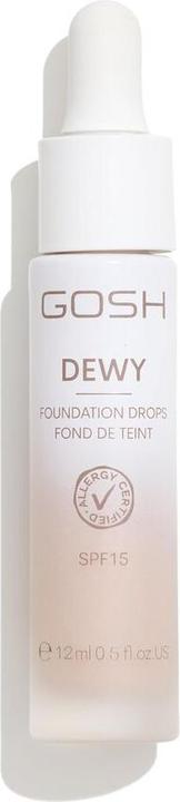 Produktbild Gosh Copenhagen Dewy Foundation Drops 006 Medium - 15ml (006 Medium)