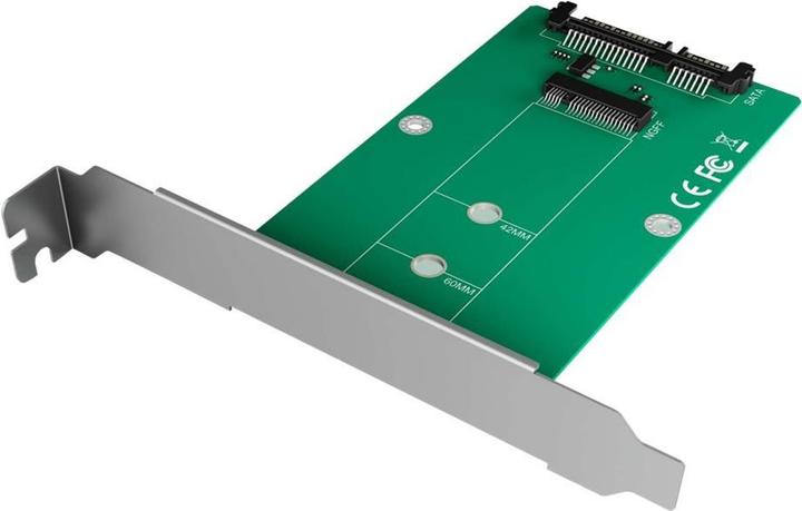 Produktbild Icy Box IB-CVB516 Konverterkarte unterstuetzt M.2 SATA zu SATA mit Uebertragungsgeschwindigkeiten bis zu...
