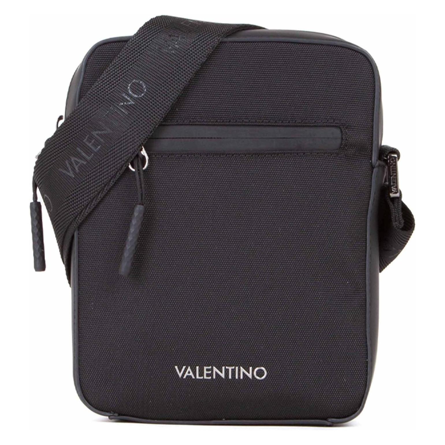 Valentino, Herren, Handtasche, Tron Crossbody Bag, Schwarz