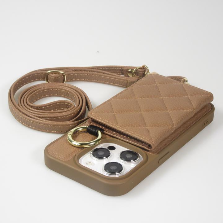 Produktbild PhoneLook Hülle Gepolstertes Leder mit Spiegel und Kartenfach grosse abnehmbare Riemen (Apple iPhone 15 Pro Max)