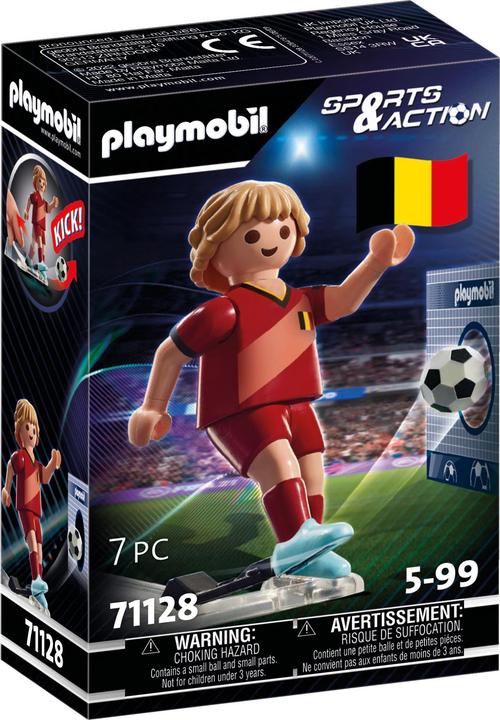Actual product image Playmobil Sports & Action Footballer Belgium - 71128 (71128)