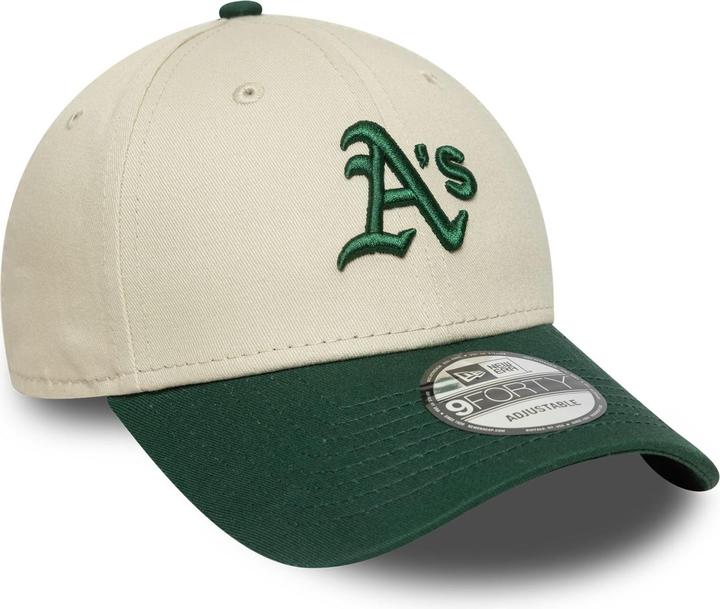 Actual product image New Era 9Forty Strapback Cap - Oakland Athletics Beige