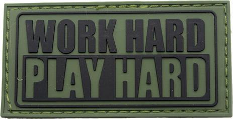 Actual product image Pitchfork Work Hard Patch