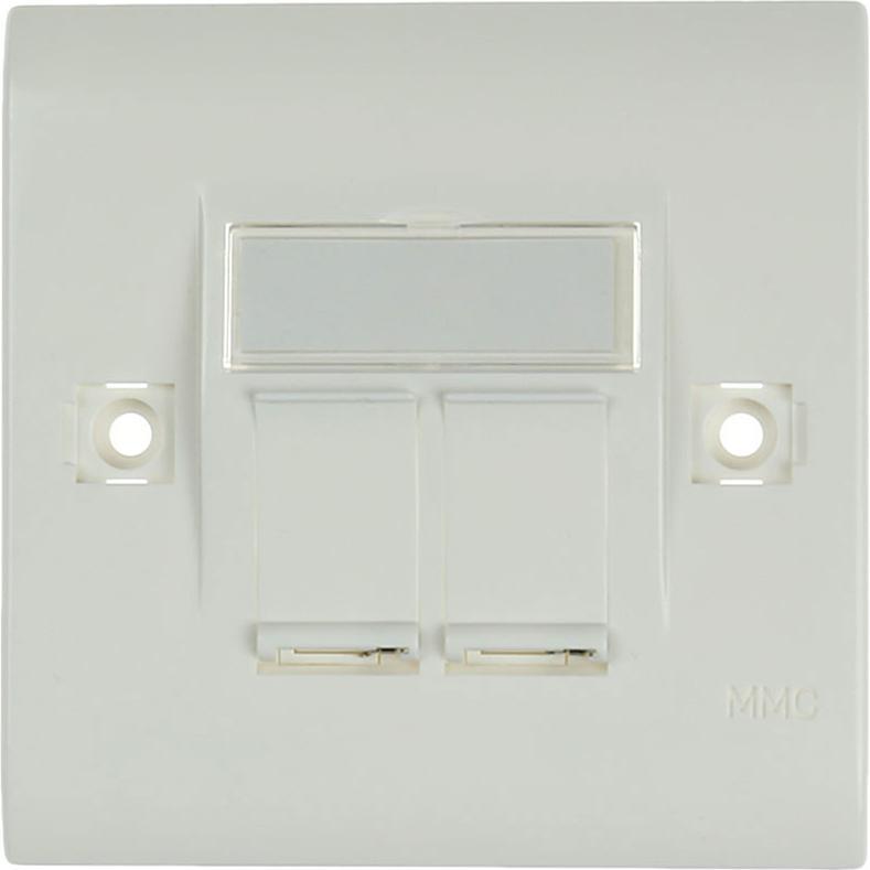 Multimedia Connect Faceplate dual (BC862C)