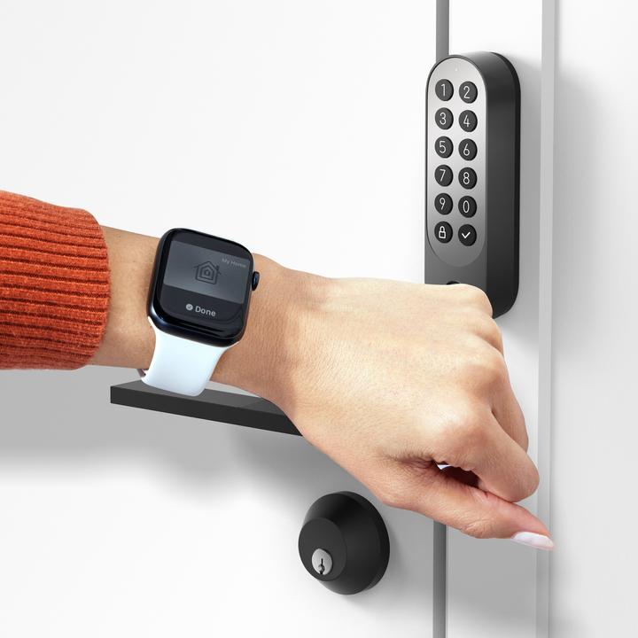 Actual product image Aqara Smart Lock U200 Black, EL-D02E (Fingerprint, Electronic numerical code, Key, Smartphone, Key card, Bluetooth)