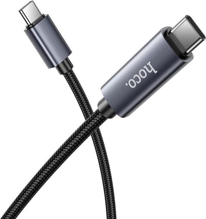 Image du produit Hoco Cable cable Type C to Type C with display 3A 60W X112 1 m black (1 m, 60 W)