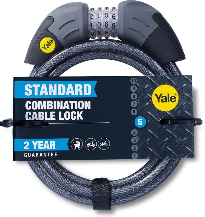 Actual product image Yale Standard Combination Cable Lock (180 cm)