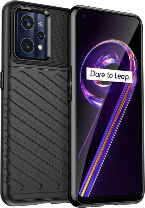 Productafbeelding Hurtel Thunder Case Flexibele gepantserde hoes voor Realme 9 Pro + (9 Pro Plus) zwart (Realme 9 Pro Plus)