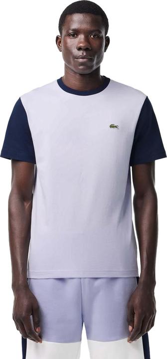 Actual product image Lacoste Mens Colour Block Jersey Regular T-Shirt (XS)
