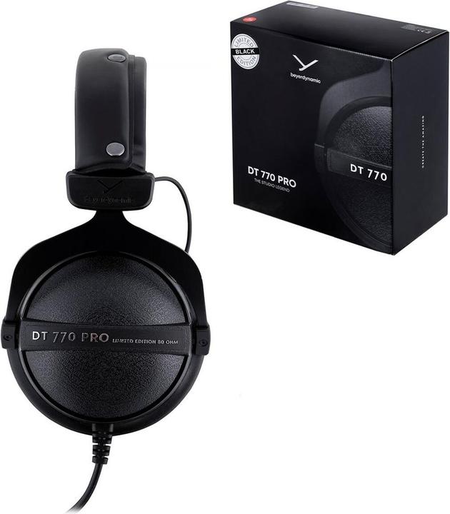 Produktbild Beyerdynamic DT 770 Pro Black Limited Edition (Keine Geräuschunterdrückung, Kabelgebunden)