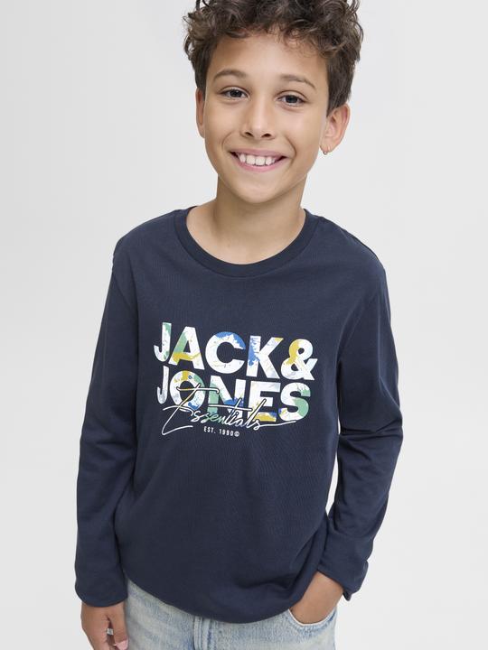 Image du produit Jack & Jones 2er-pack Logo Langarm-T-Shirt Langarm-T-Shirt (164)