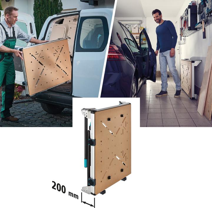 Produktbild wolfcraft 1 MASTER work 1600 Arbeitstisch (111 cm, 76.50 cm)