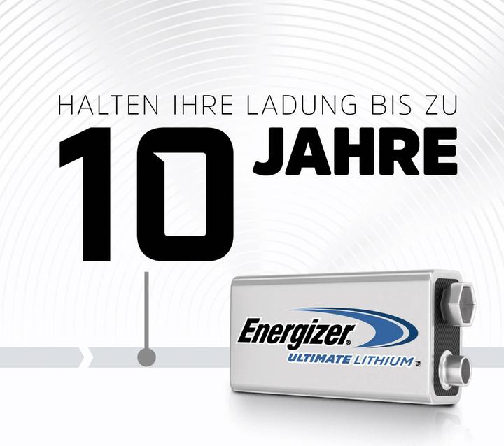 Produktbild Energizer Ultimate Lithium (10 Stk., 9V Block)