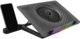 Produktbild White Shark Cooling stand for laptop Ice Master, up to 15.6 ", 5 fans, RGB lighting