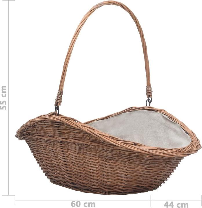 vidaXL Firewood basket (60 x 44 x 55 cm)