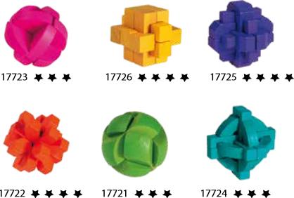 Image du produit Fridolin Puzzle en bois "IQ Test", en couleur