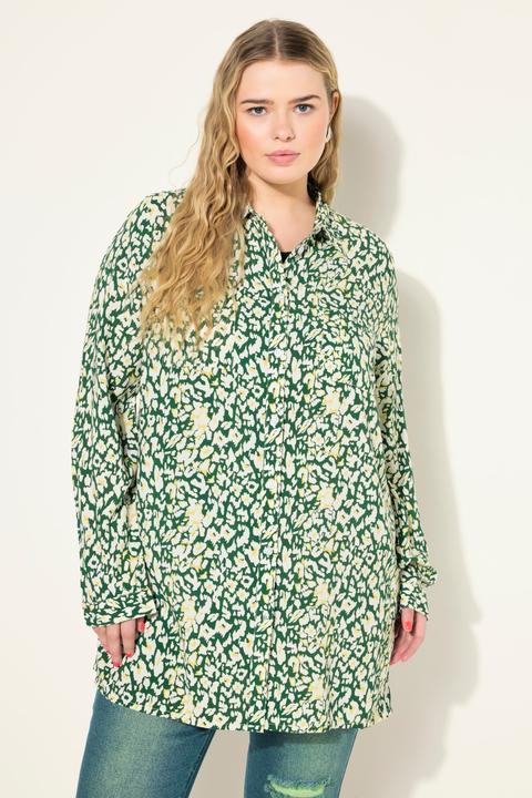 Produktbild Studio Untold Hemdbluse, Boxy Shape, Leo-Print, Langarm (46, 48)