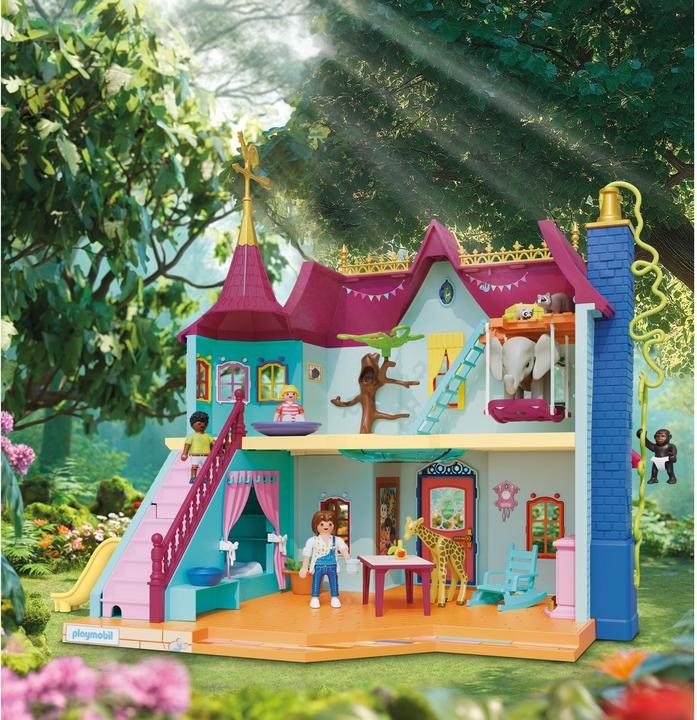 Image du produit Playmobil Villa d'animaux multicolores (71852)