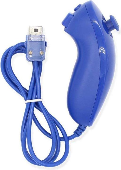Produktbild Hermex Nunchuck Controller für Nintendo Wii / U DUNKELBLAU