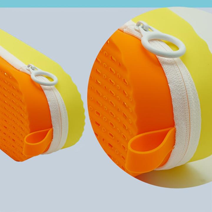 Actual product image Only-Bags.Store 1 Stück. Atmungsaktives Silikon-Brillenetui - grosses Fassungsvermögen, wendbar, langlebig und