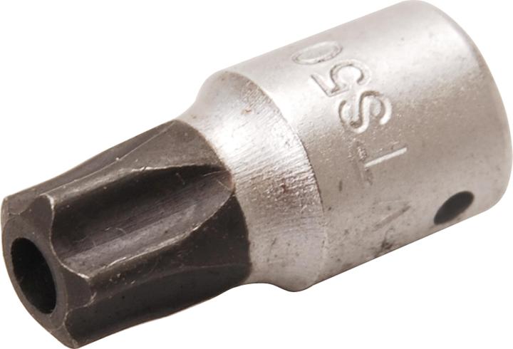 Image du produit BGS Douille à embouts 6,3 mm (1/4") profil TS (pour Torx Plus) avec perçage TS50 (Embout carré femelle)