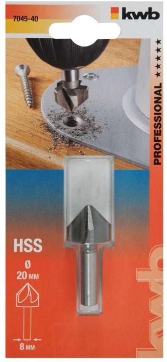Actual product image kwb Countersink Hss/20 Mm (20 mm)