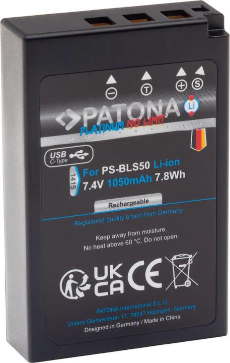 Productafbeelding Patona Platina PS-BLS-50 (Batterij van de camera)