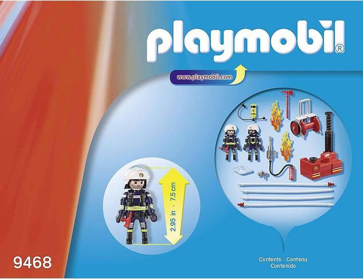 Produktbild Playmobil Feuerwehrmänner mit Löschpumpe (9468, Playmobil City Action)