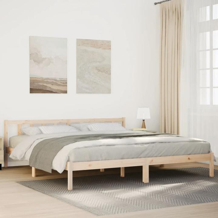 Actual product image vidaXL Extra langes bett ohne Matratze 200x220 (200 x 220 cm)