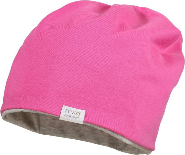 Produktbild Maximo Wende-Beanie mit UV-Schutz - sun pink/hellgraumeliert