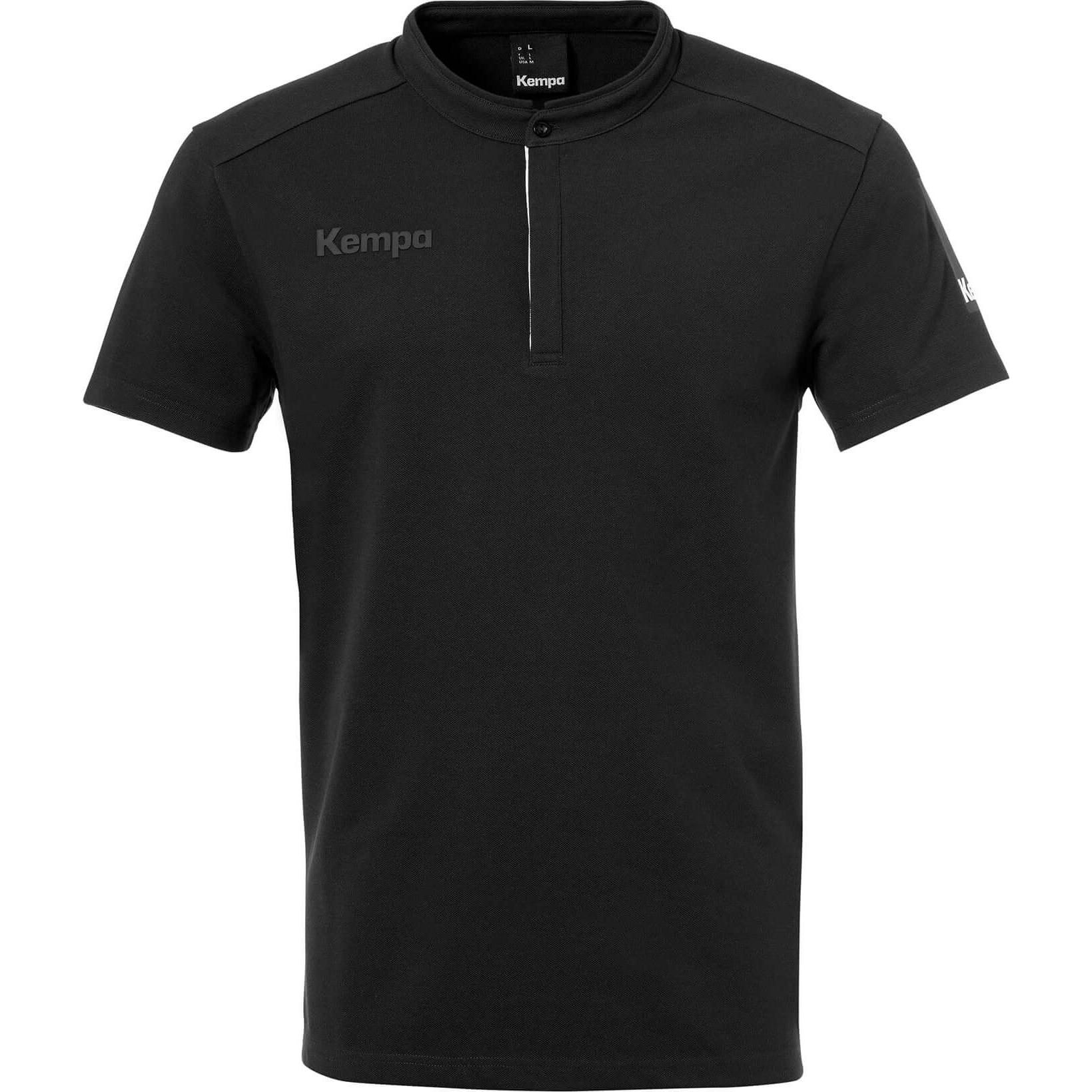 Kempa, Herren, Sportshirt, Status Polo Shirt (L), Schwarz, L