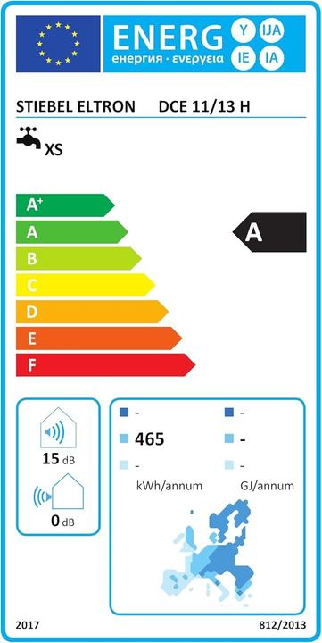 Energie-Label Stiebel Eltron DCE 11/13 H