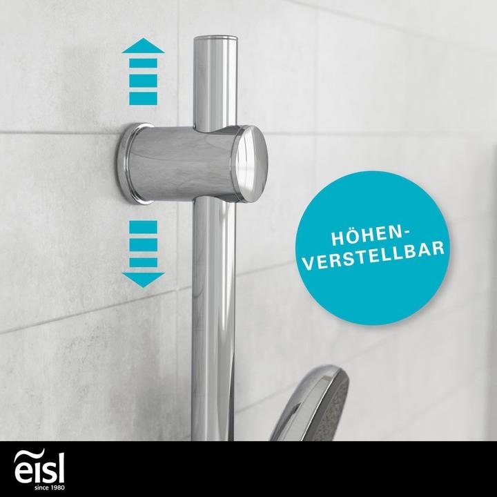 Produktbild Eisl Brausestangenset Bad GRANDE VITA Stangenbrause-Set Chrom Anthrazit Inklusive Handbrause DX7030CSB (3 Strahlarten, 16 l/min)