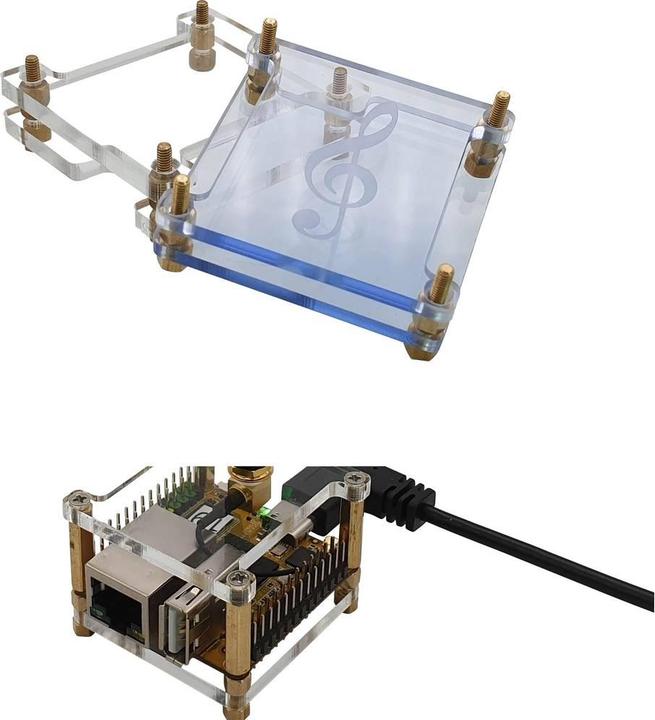 Actual product image Radxa Pi S - Allnet Acryl Gehäuse