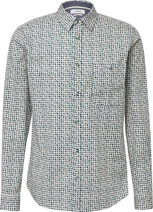 Immagine prodotto s.Oliver Slim Fit: Gemustertes Hemd aus Baumwollstretch (S)