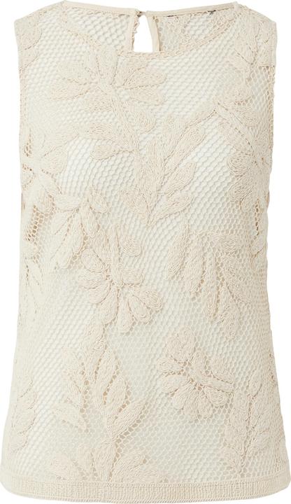 Immagine prodotto Comma Bluse Ärmelloses Häkel-Top mit floralem Muster (36)