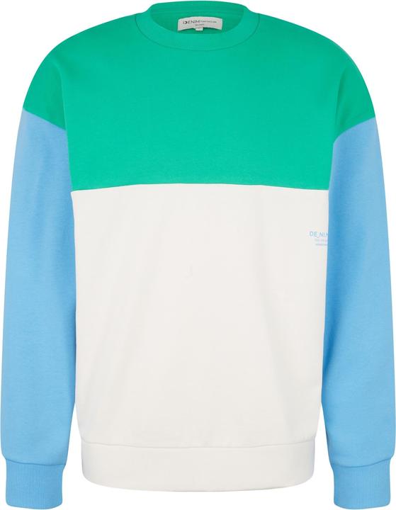 Produktbild Tom Tailor Sweatshirt Pullover ohne Kapuze mit Color-Block (XL)