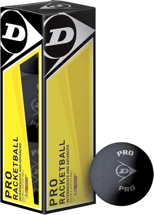 Produktbild Dunlop Squash57 balls PRO WSF 3-box black