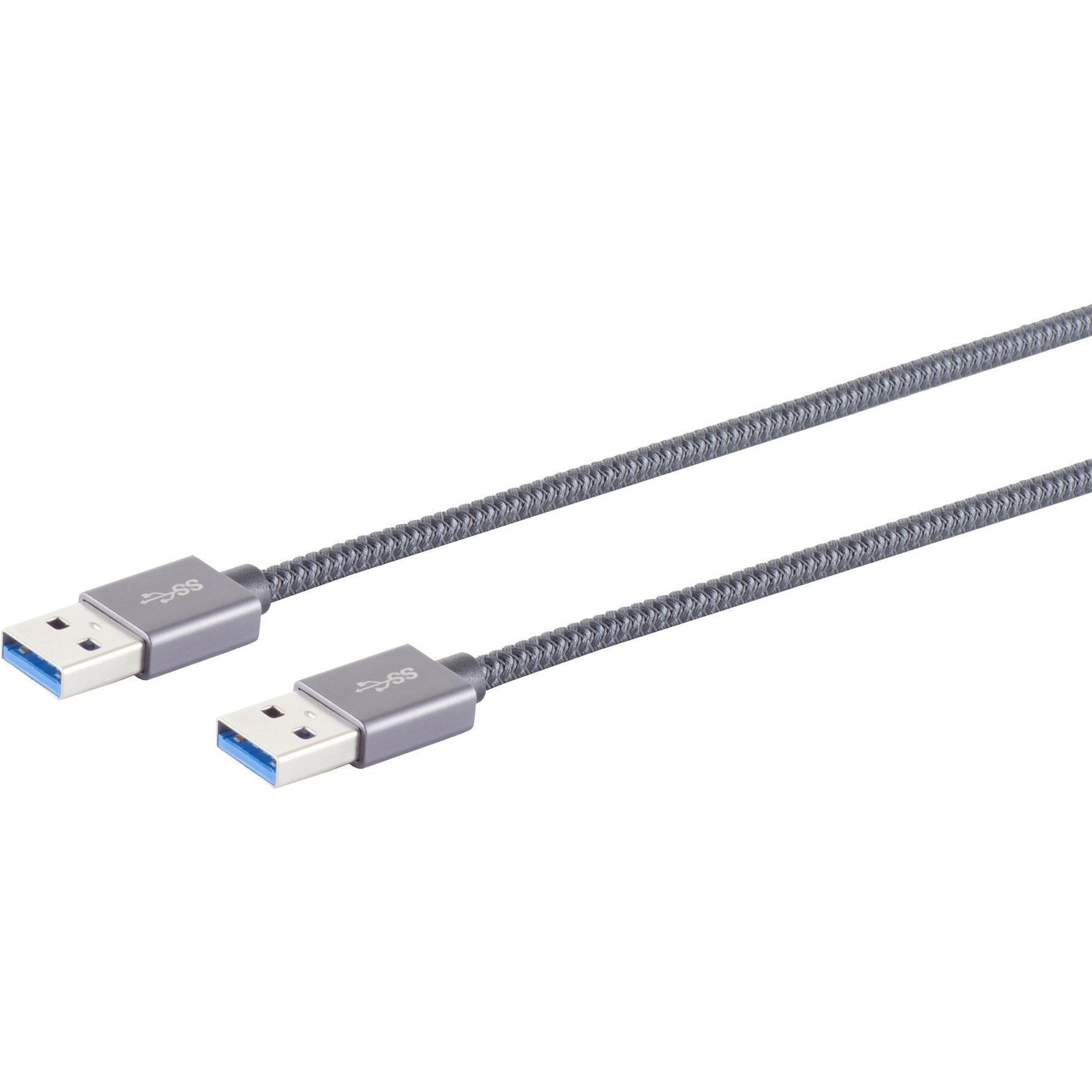 Shiverpeaks S/CONN maximum connectivity USB A-A Kabel--USB-A Verbindungskabel, 3.2 Gen 2, Pro, 1,5m (1.50 m, USB 3.2 Gen...