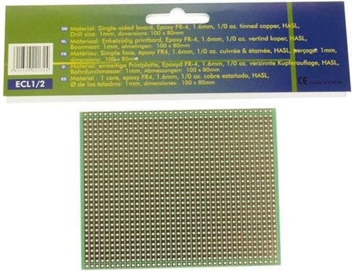 Velleman ECL1/2 Euroboard Solder Strip (Circuit board)