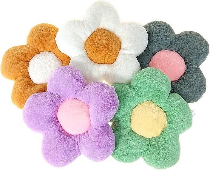Adar Plüschkissen Flower MIX
