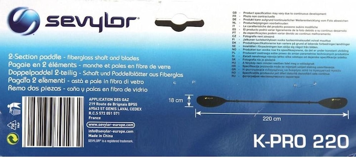 Produktbild Sevylor K-Pro 220 (220 cm, 2-piece)