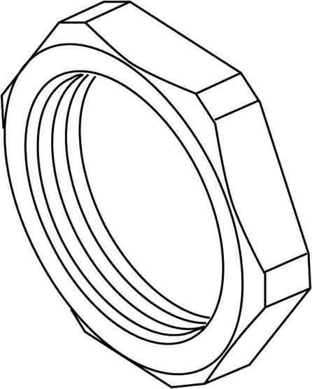 Actual product image HKL hexagon nut (M16)