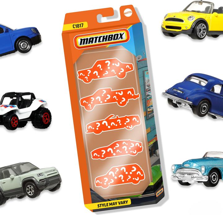 Produktbild Matchbox 5er-Geschenkset Assortiert