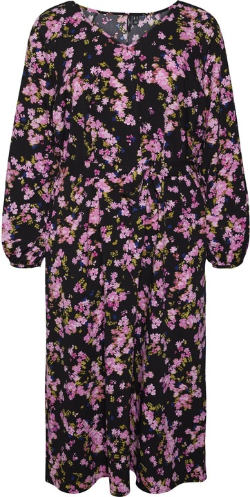 Image du produit Vero Moda Coupe normale Col rond Courbe Non réglable Poignets Robe longue (50)