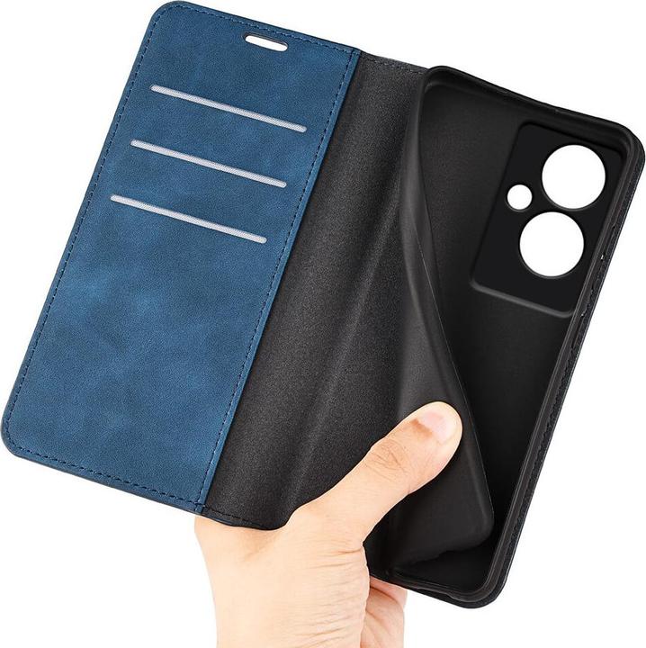 Actual product image Cover-Discount OPPO A79 5G - Stand Flip Case Cover blue (Oppo A79)